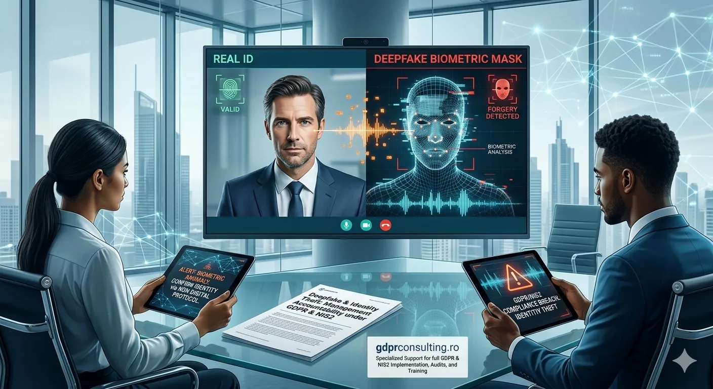 Deepfake și Furtul de Identitate: Analiză GDPR și NIS2 asupra Breșelor de Date