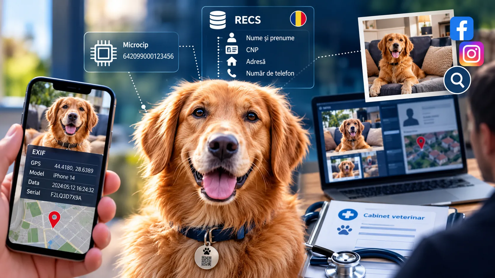Poate câinele tău să devină o dată cu caracter personal? Cum te pot identifica datele animalului de companie